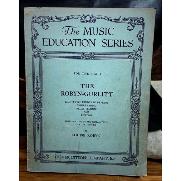 The Robyn-Gurlitt Piano 85 Etudes to Develop Sight Reading and Pedal Technic - Picture 1 of 12